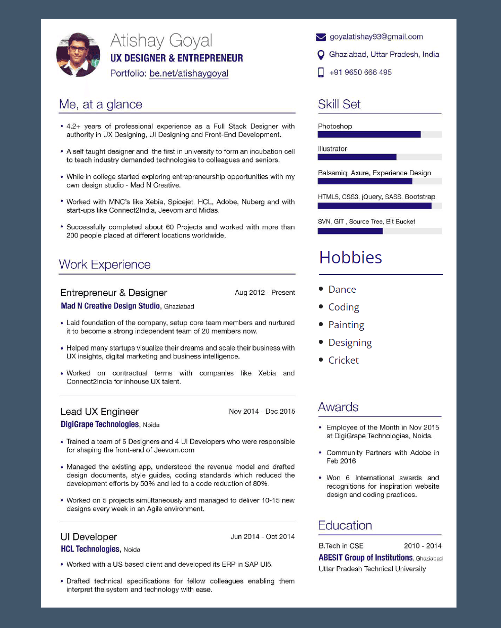 online resume maker without work experience