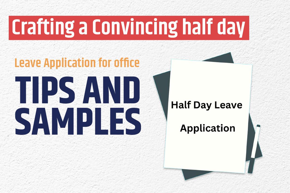 half-day leave application