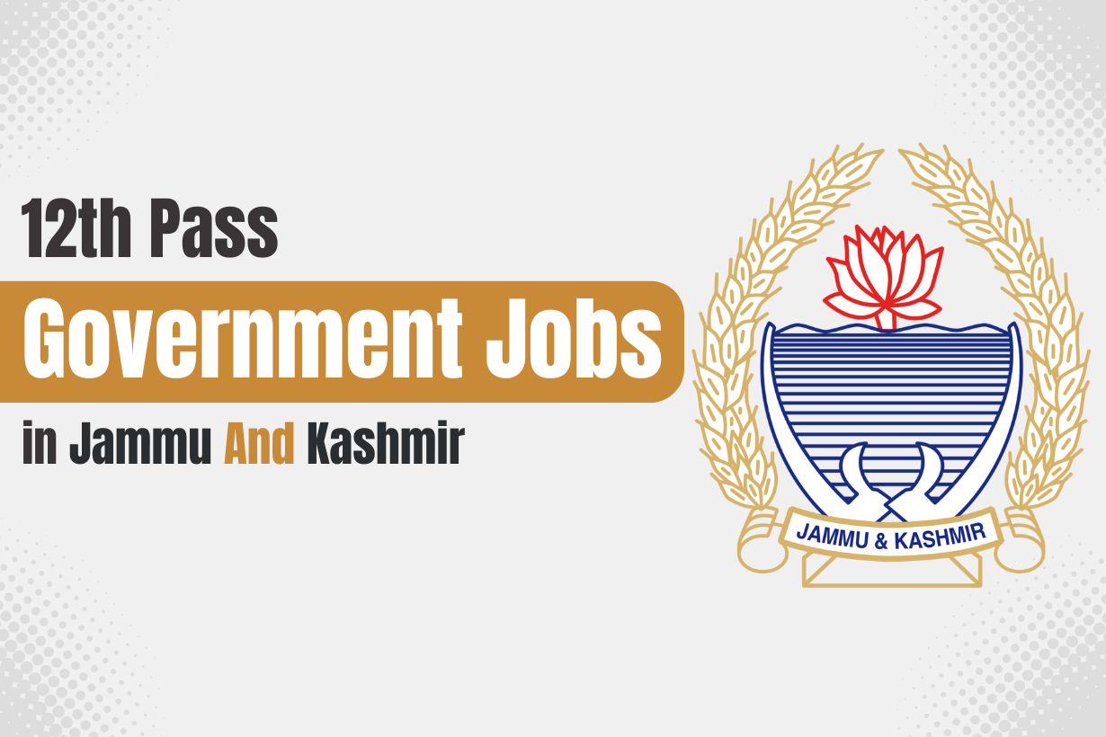 12th pass government jobs