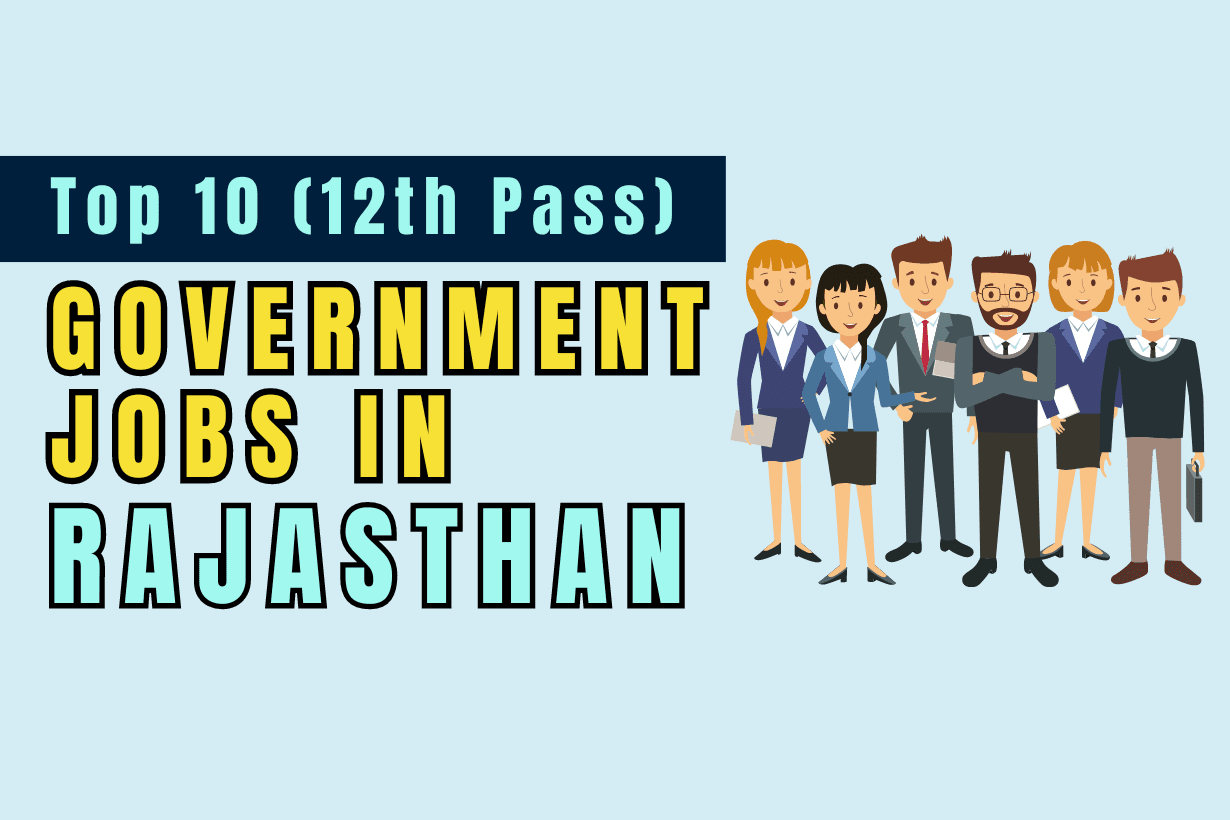 12th pass government jobs in Rajasthan