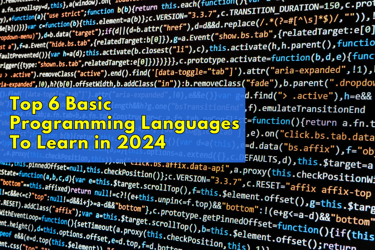 Top 6 Basic  Programming Languages To Learn