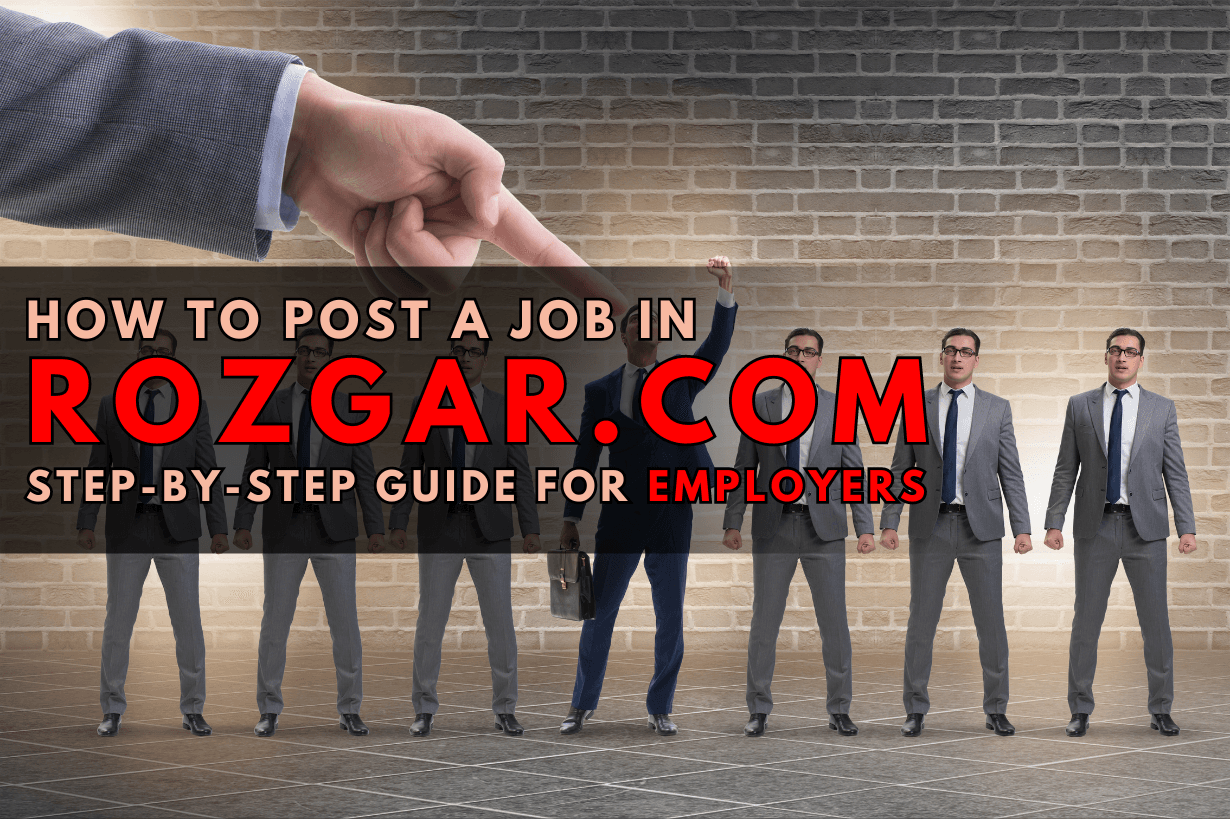 How to Post a Job in Rozgar Step by Step Guide for Employers