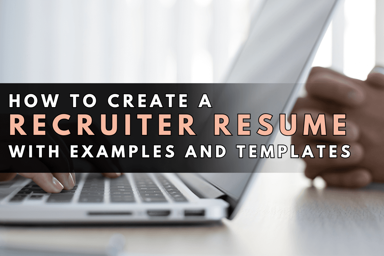 recruiter resume examples