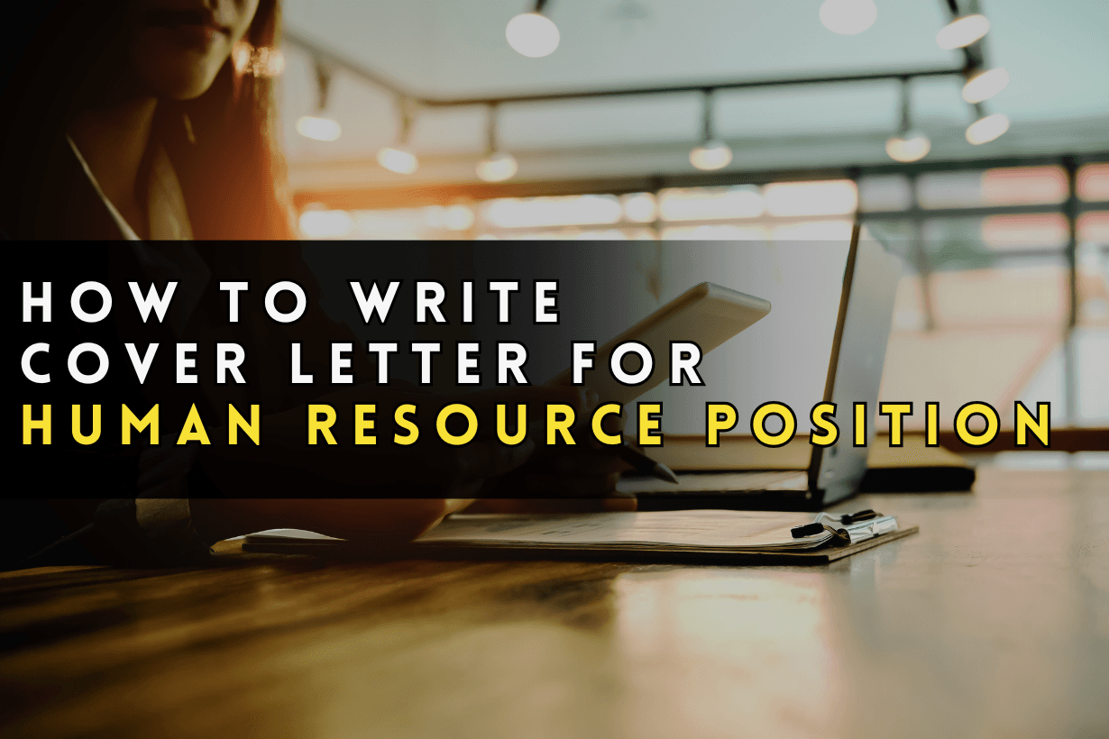 cover letter for hr position