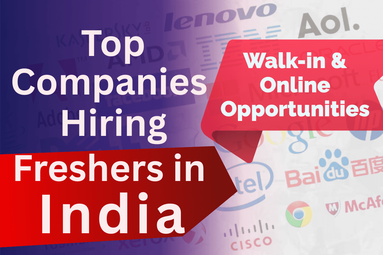 Top Companies Hiring Freshers in India