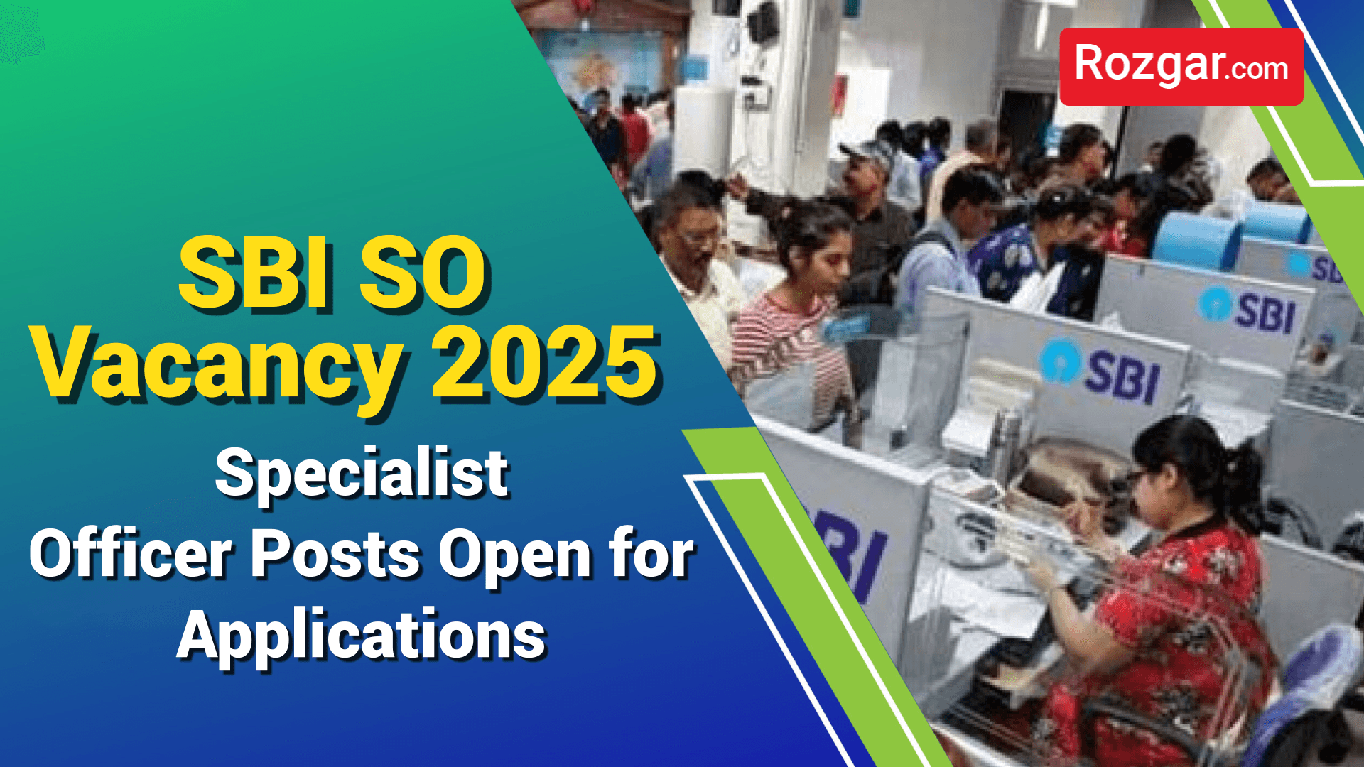 SBI SO Vacancy 2025