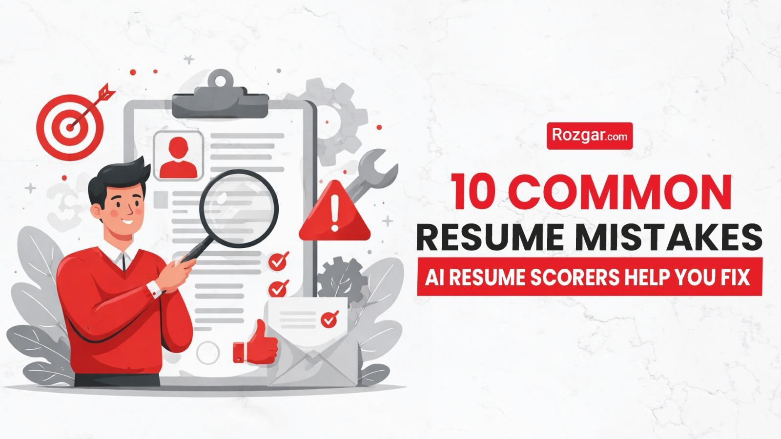 10 Common Resume Mistakes AI Resume Scorers Help You Fix 