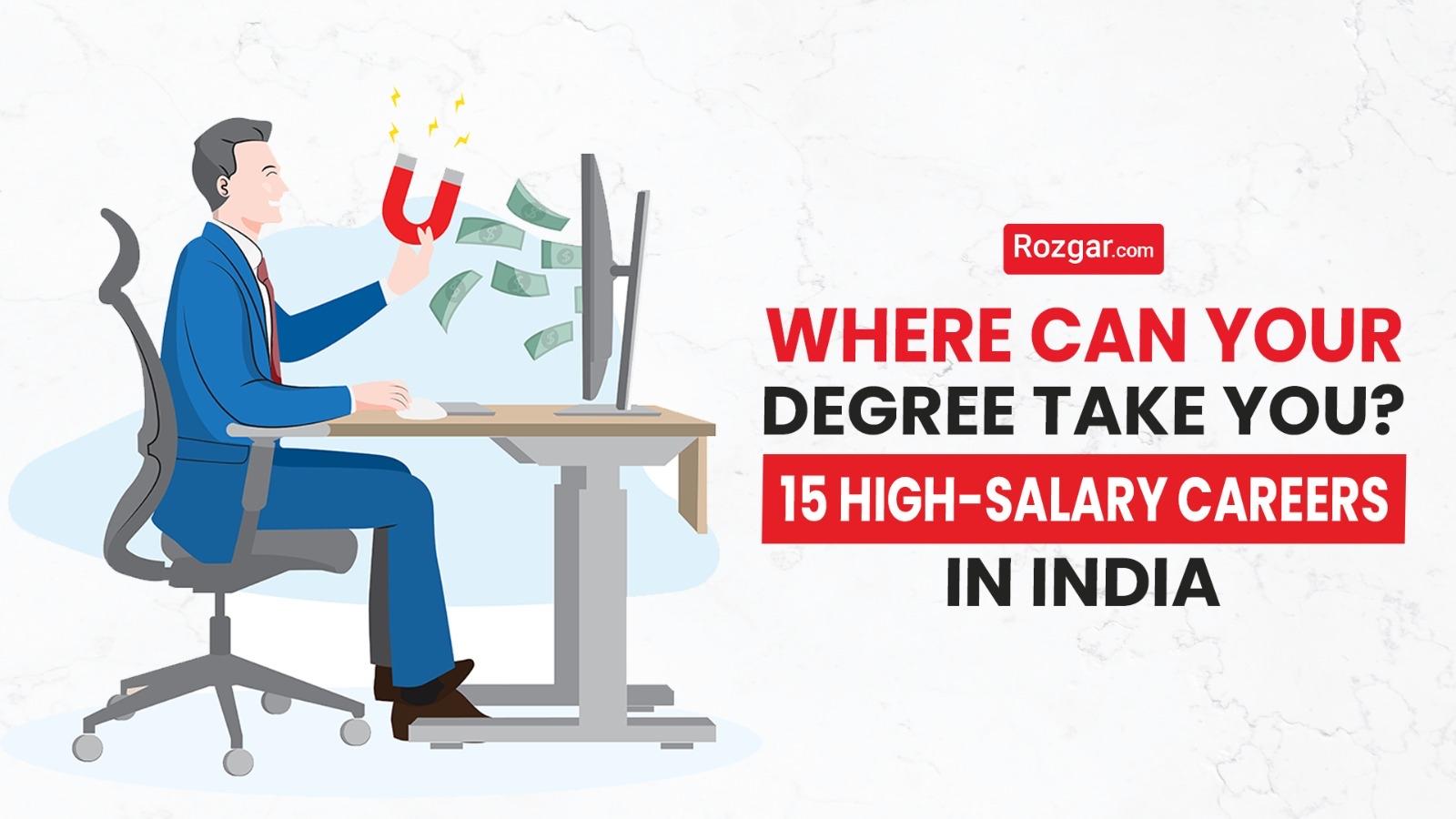 15 High Paying Careers in India |