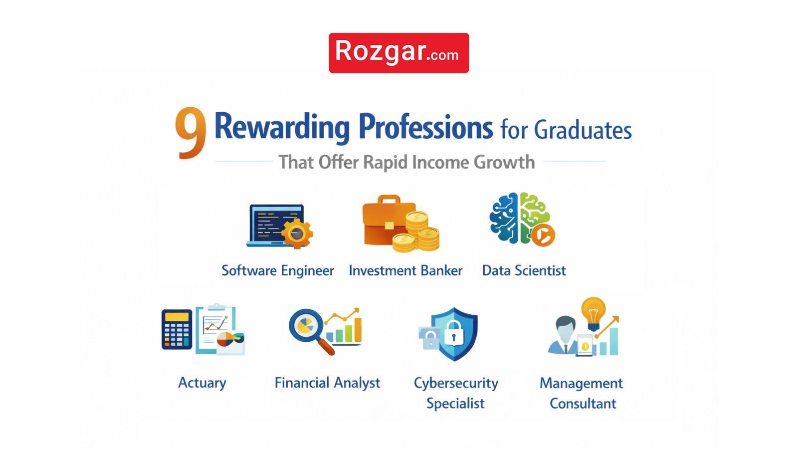 9 Rewarding Professions for Graduates That Offer Rapid Income Growth