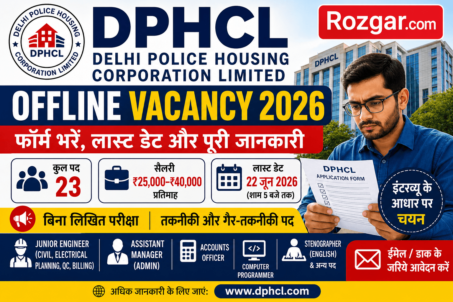 DPHCL Offline Vacancy 2026